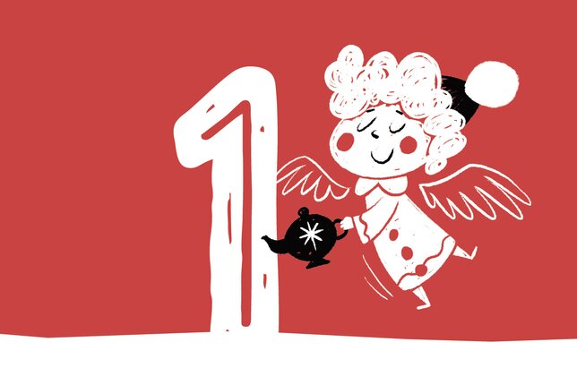 Illustration zum SONNENTOR Tee Adventkalender - Türchen 1 | © SONNENTOR